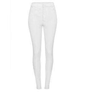 NWT white vegan leather pants